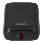   AVAX PB105B MINI 10000mAh Type C/PD 20W+QC 22.5W gyorstöltő fekete power bank