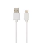   AVAX CB103W PURE 1m 2,1A USB A-Type-C fehér adat- és töltőkábel