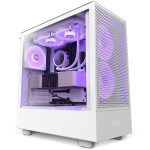   NZXT H5 Flow 2023 RGB Fehér (Táp nélküli) ablakos ATX ház