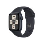   Apple Watch SE2 v2 GPS (40mm) éjfekete alumínium tok , éjfekete sport szíj (M/L) okosóra