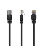 Gembird PP12-0.5M/BK 0,5m RJ45 CAT5e UTP M/M fekete kábel
