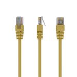 Gembird PP12-0.5M/Y 0,5m RJ45 CAT5e UTP M/M sárga kábel