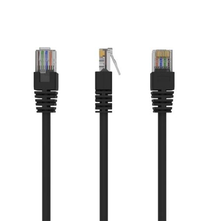 Gembird PP12-1M/BK 1m RJ45 CAT5e UTP M/M fekete kábel Gembird PP12-1M/BK 1m RJ45 CAT5e UTP M/M fekete kábel