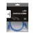Gembird PP12-1M/B 1m RJ45 CAT5e UTP M/M kék kábel