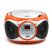 Trevi CD 512 hordozható narancssárga FM/AUX/CD boombox