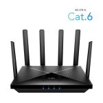   CUDY LT700 kétsávos AC1200 WIFI Dual nanoSIM 4G LTE CAT6 fekete router