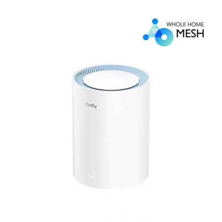 CUDY M1200(1-Pack) kétsávos AC1200 WIFI MESH fehér router (1db)