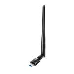   CUDY WU1400 kétsávos AC1300 WIFI High Gain USB 3.0 fekete (antennával) Adapter