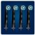 Oral-B EB50BK-4 Cross Action Black 4 db-os elektromos fogkefe pótfej szett Oral-B EB50BK-4 Cross Action Black 4 db-os elektromos fogkefe pótfej szett