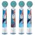 Oral-B EB10-4 Spiderman gyerek 4 db-os elektromos fogkefe pótfej szett Oral-B EB10-4 Spiderman gyerek 4 db-os elektromos fogkefe pótfej szett