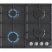 Gorenje G641EXB fekete, beépíthető, gáz, főzőzóna: 4, beépíthető méret: 56cm, főzőlap