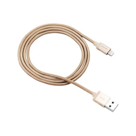 Canyon Charge & Sync MFI Lightning -> USB 2.0 A M/M adatkábel 1m arany