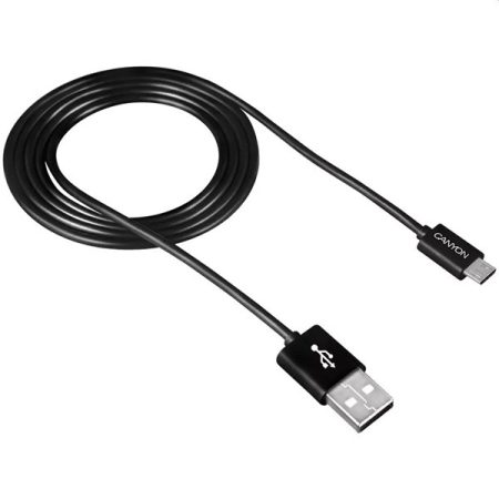 Canyon USB 2.0 A -> USB 2.0 micro B M/M adatkábel 1m fekete