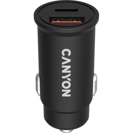 Canyon C-20 30W univerzális autós töltő adapter fekete