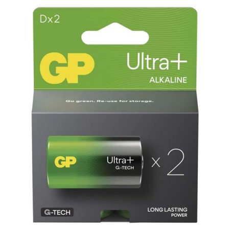 GP B03412 Ultra Plus D (LR20) alkáli elem 2db