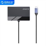   ORICO ORICO-DM-7TS-BK-BP 7in1 Type-C USB3.0/HDMI/VGA/PD100W/TF/SD/3.5mm dokkoló