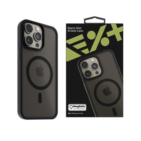 NextOne IPH-15PRO-MAGSF-MISTCASE-BLK iPhone 15 Pro fekete szilikon MagSafe hátlap NextOne IPH-15PRO-MAGSF-MISTCASE-BLK iPhone 15 Pro fekete szilikon MagSafe hátlap