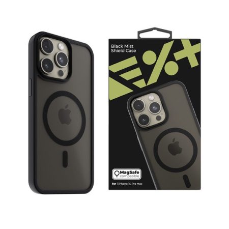 NextOne IPH-15PROMAX-MAGSF-MISTCASE-BLK iPhone 15 Pro Max fekete szilikon MagSafe hátlap NextOne IPH-15PROMAX-MAGSF-MISTCASE-BLK iPhone 15 Pro Max fekete szilikon MagSafe hátlap