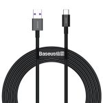   Baseus CATYS-A01 Superior 2m 66W USB A/USB C fekete adat- és töltőkábel