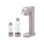   Berlinger Haus BH/8558 matt taupe színű szódagép 2 palackkal, barométerrel