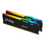   Kingston 32GB 6000MHz DDR-5 Fury Beast RGB EXPO (Kit! 2db 16GB) (KF560C30BBEAK2-32) memória