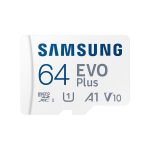   Samsung 64GB SD micro EVO Plus (SDXC Class10 UHS-I) (MB-MC64SA/EU) memóriakártya adapterrel