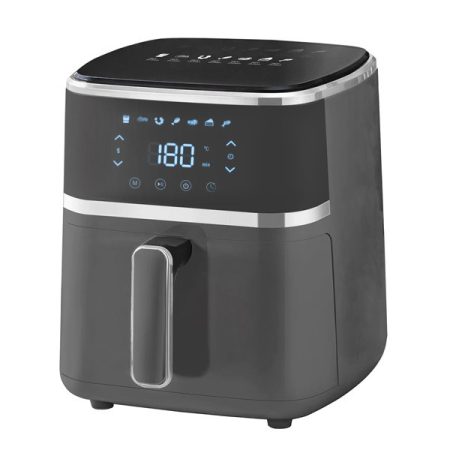 TOO AF-140B-1400 W fekete 5 L forrólevegős sütő digitális vezérléssel (air fryer)