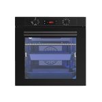   Luxell A68-SGF3 DDT fekete, beépíthető, sütőtér: 77L, légkeverés, pirolitikus, sütő