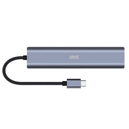 Iris IH6-22 6in1 (3xUSB/1xLAN/1xHDMI/1xDP-USB-C 100W) Dokkoló Iris IH6-22 6in1 (3xUSB/1xLAN/1xHDMI/1xDP-USB-C 100W) Dokkoló