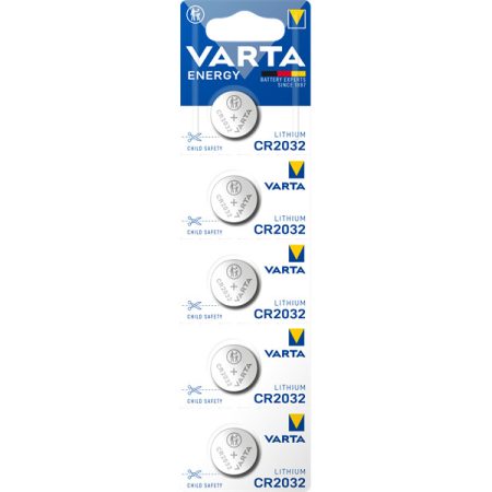 VARTA 6032229405 Energy CR2032 lítium gombelem 5db/bliszter VARTA 6032229405 Energy CR2032 lítium gombelem 5db/bliszter