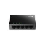   CUDY GS105 5 portos Gigabit, fém ház, fekete asztali Switch