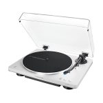   Audio-Technica AT-LP70XBTWS automata szíjhatásos fehér-ezüst Bluetooth/bakelit lemezjátszó