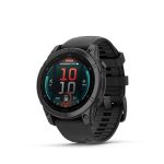   Garmin 010-03025-01 fenix E AMOLED (47mm) szilikon pántos fekete okosóra