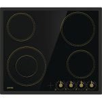   Gorenje EC642CLB fekete, beépíthető, elektromos üvegkerámia, főzőzóna: 4, beépíthető méret: 56cm, főzőlap