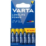  VARTA 4903121746 Longlife Power AAA mikroceruza elem 6db/bliszter
