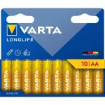 VARTA 4106101761 Longlife AA ceruzaelem 10db/bliszter