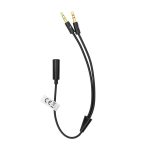Sbox 35F-2X35M/R 3.5mm jack anya - 2x 3.5mm jack apa adapter