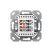 DIGITUS DN-9006-N Cat.6 Modulo50 dupla falon kívüli aljzat 2xRJ45 árnyékolt csatlakozóval