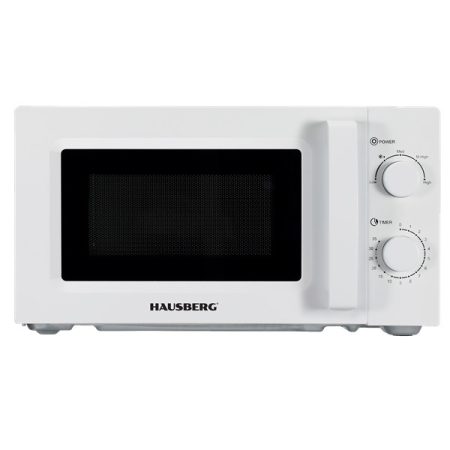 Hausberg  HB-8008AB fehér mikrohullámú sütő 20L 1800W