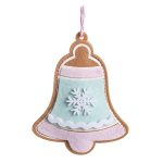 IRIS textil akasztós karácsonyi harang