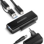   Axagon ADSA-FPX USB-C 10Gbps FAST PORT X 2.5"/3.5" SSD/HDD adapter