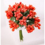 IRIS dekor csokor bogyós 4 féle szín 9cm