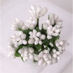 IRIS dekor bogyós csokor 2 szín 9cm