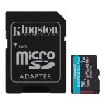   Kingston 1024GB SD micro Canvas Go! Plus (SDXC Class 10 UHS-I U3) (SDCG3/1TB) memóriakártya adapterrel