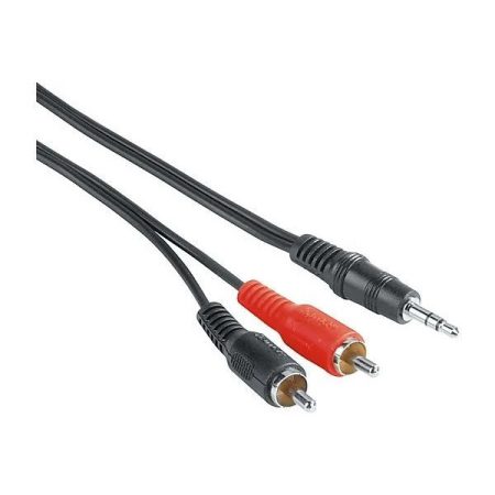 Hama 00205107 25db/csg 5,0m eco 3,5mm jack-2rca összekötőkábel Hama 00205107 25db/csg 5,0m eco 3,5mm jack-2rca összekötőkábel