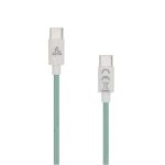 Sbox TYPE-C-1-G 1m 60W Type-C zöld adat- és töltőkábel