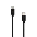 Sbox TYPEC-2-B 2m 60W Type-C fekete adat- és töltőkábel