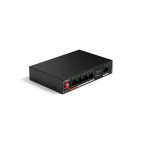   Dahua SF1005P 4x10/100 Mbps PoE + 1x10/100 Mbps uplink/60W/nem menedzselhető PoE Switch