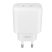 AVAX CH602W SPEEDY+ 45W GaN 2x USB-C PD3.0 fehér gyors töltő adapter