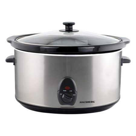 Hausberg HB-1300 200W ezüst-fekete elektromos lassú főző 3,5L